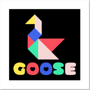 Origami Goose Posters and Art